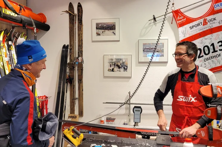 Auch über die neuesten Trends in Sachen Wachs kann mich sich informieren und beraten lassen