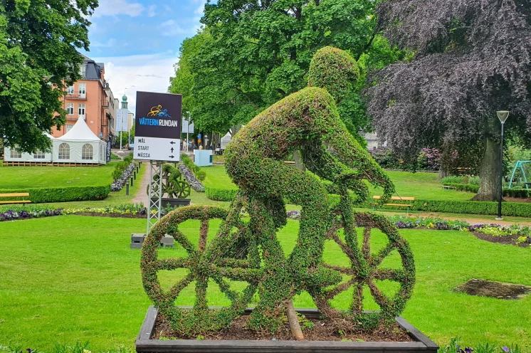 Der Start- und Zielort Motala begrüßt seine Gäste aus aller Welt und steht eine Woche ganz im Zeichen des Radsports.