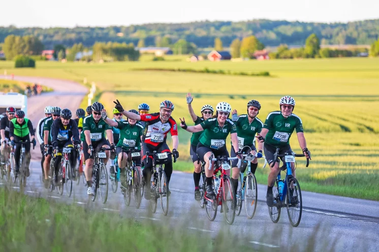 Die Vätternrundan - idyllische Szenerie, aber auch 315 km Arbeit! 