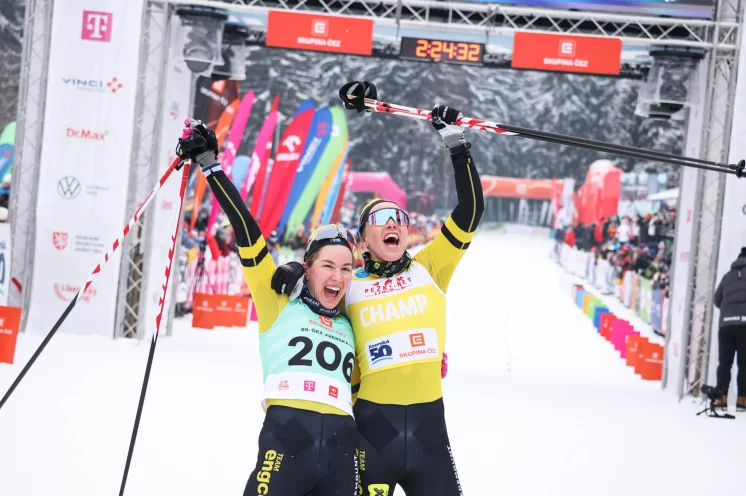 Zieleinlauf der Schnellsten...