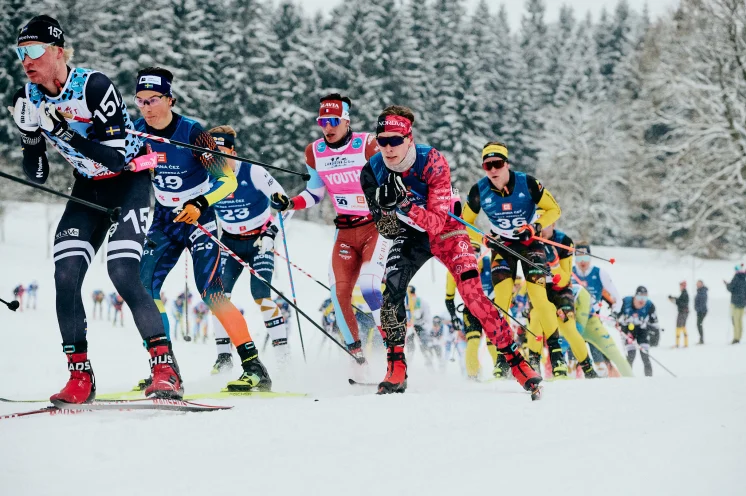 Die Elite der ist am Start, der 50km Lauf gehört zur Ski Classics Serie