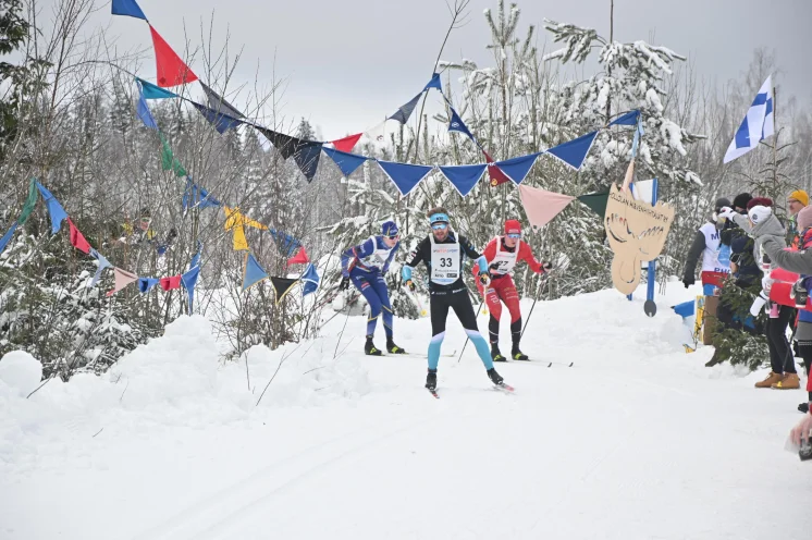Teils führt die Strecke auch durch die umliegenden Wälder Lahtis