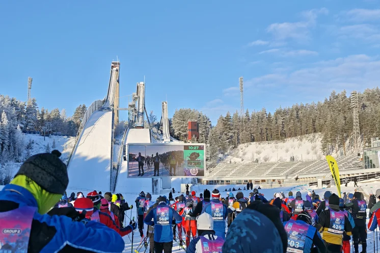 Willkommen in der Skiarena von Lahti, Finnlands Skilanglauf-Hauptstadt