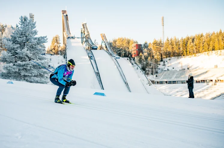 Der "FINSKI" Finlandia Hiihto bietet jeweils 3 Distanzen (62km, 32km&20km)