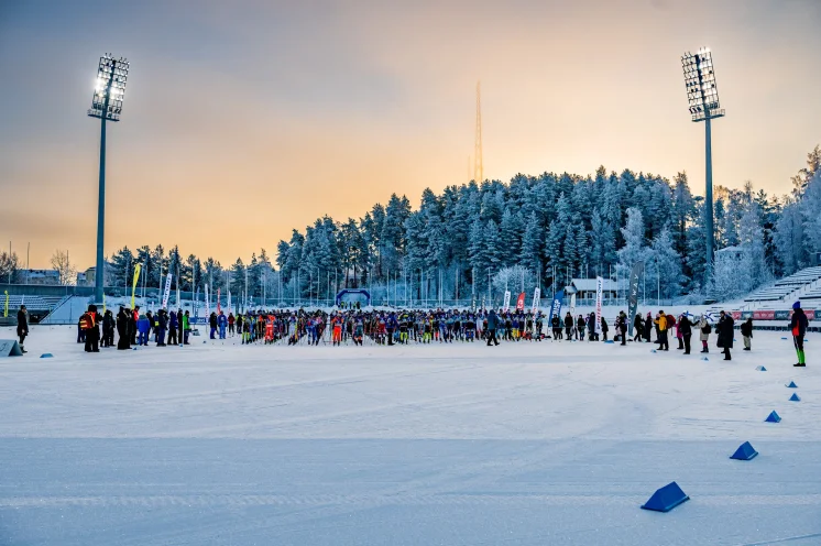 Im berühmten Skistadion befindet sich das Start- & Zielgelände