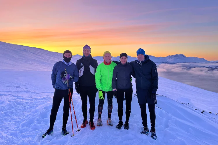 Tromsö's faszinierende arktische Winterlandschaft...
