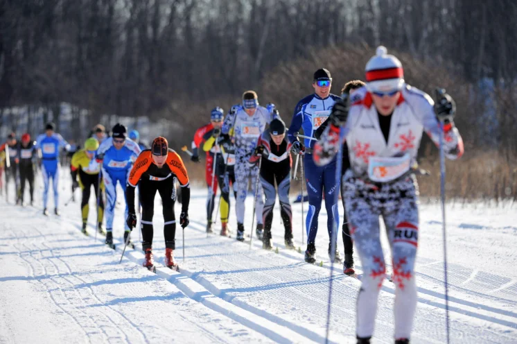 Am ersten Samstag der Reise: Gatineau Worldloppet (Klassik Rennen)