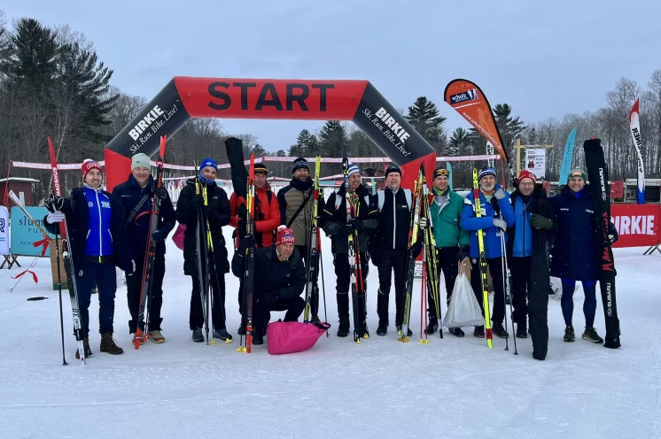 Am Start des American Birkebeiner (Bild vom Feb. 2026)