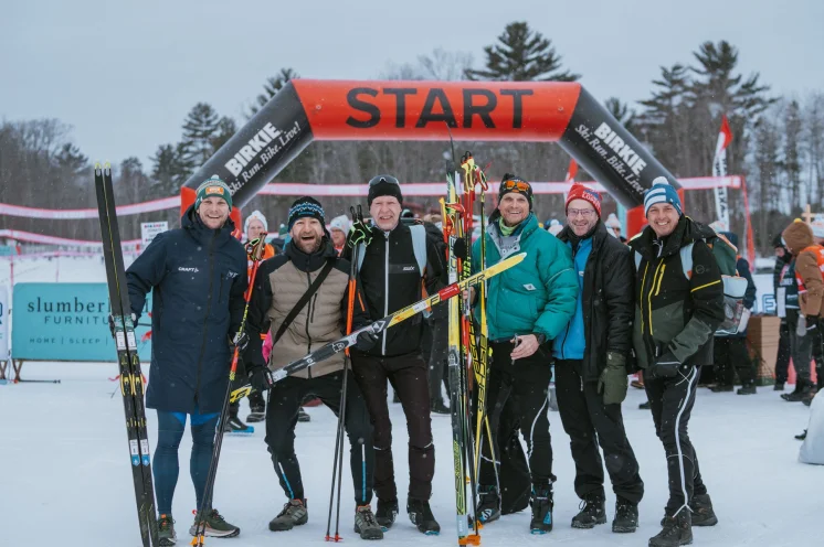 Am Start des American Birkebeiner (Bild vom Feb. 2026)