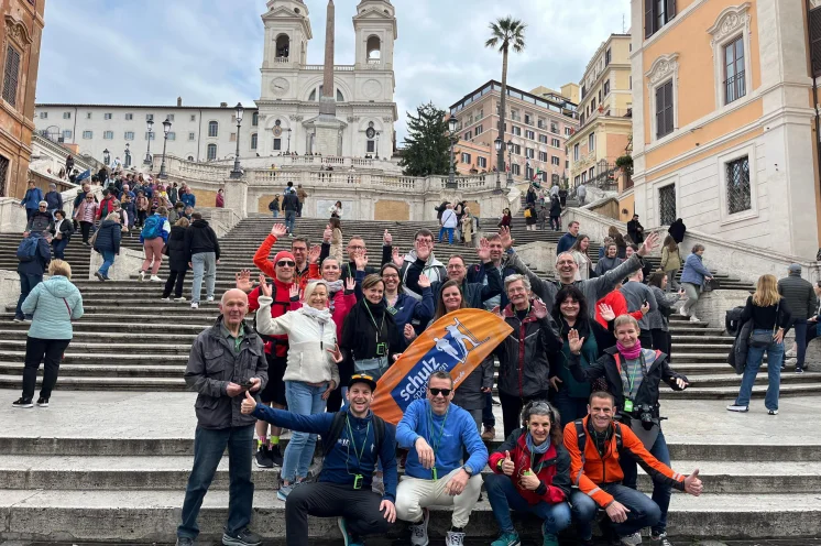 Wir erkunden Italiens schöne Hauptstadt. (Bild: März 2024)