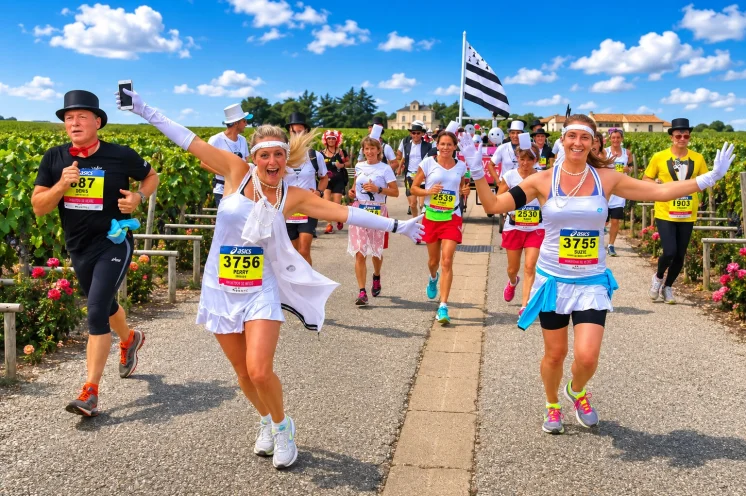 Wo aus 42,195 Kilometern ein Fest wird: der Marathon du Médoc