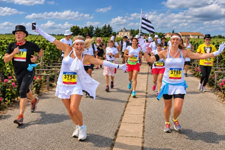 Wo aus 42,195 Kilometern ein Fest wird - der Marathon du Médoc