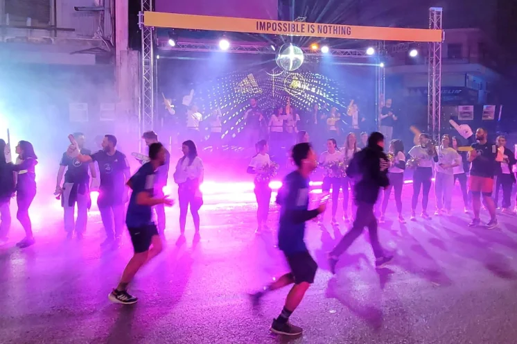 Auch beim 5- und 10km-Lauf kommt die Stimmung nicht zu kurz