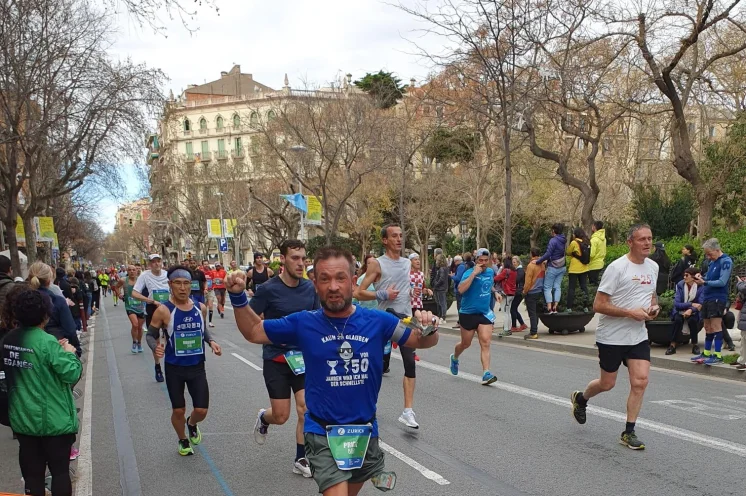 Holger legte 2023 den Turbo ein (3:36) - top! 2024 verbesserte er seine Zeit um 6 Minuten.