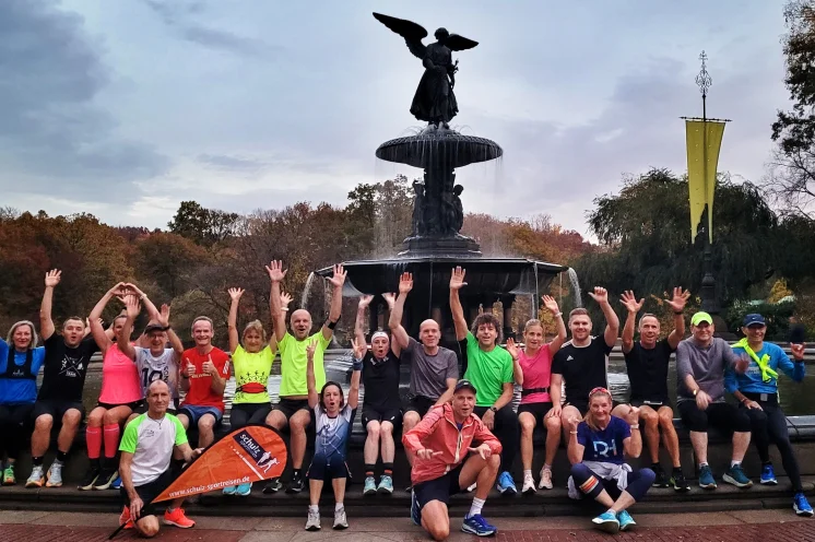 Bestes Warm up bei unserem Morgenläufchen im Central Park
