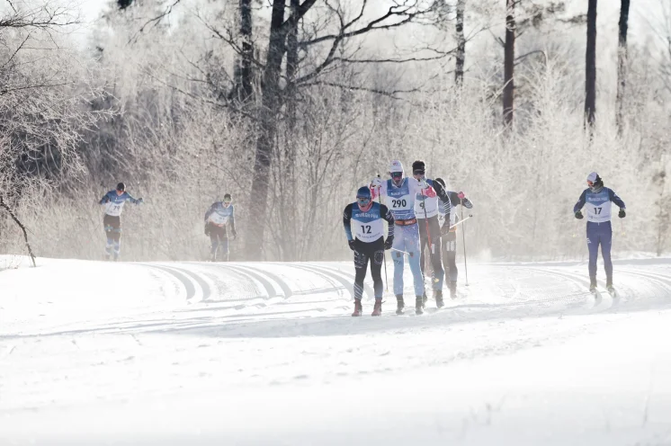 2026 war's knackig kalt am Lauftag mit -20°C am Start in Otepää
