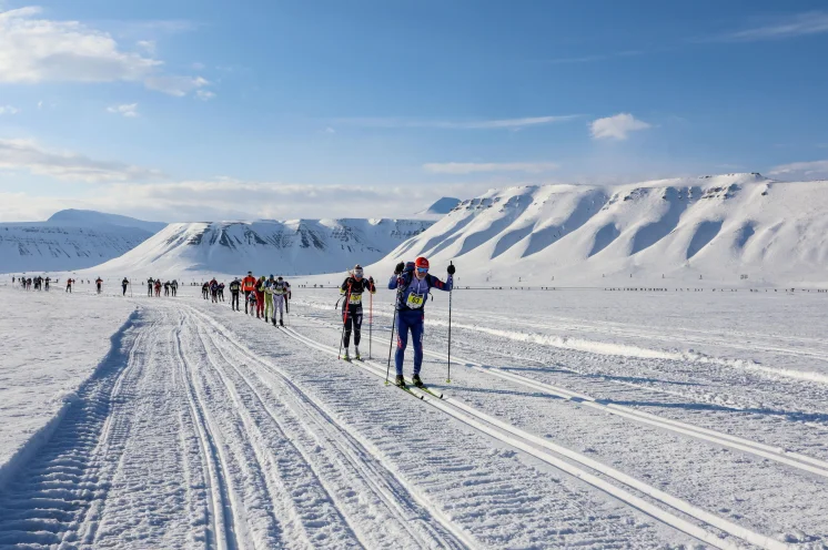 Der nördlichste, aber auch einer der spektakulärsten Läufe...
