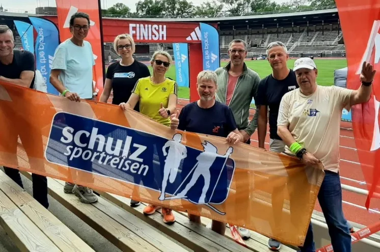 Zieleinlauf im altehrwürdigen Olympiastadion