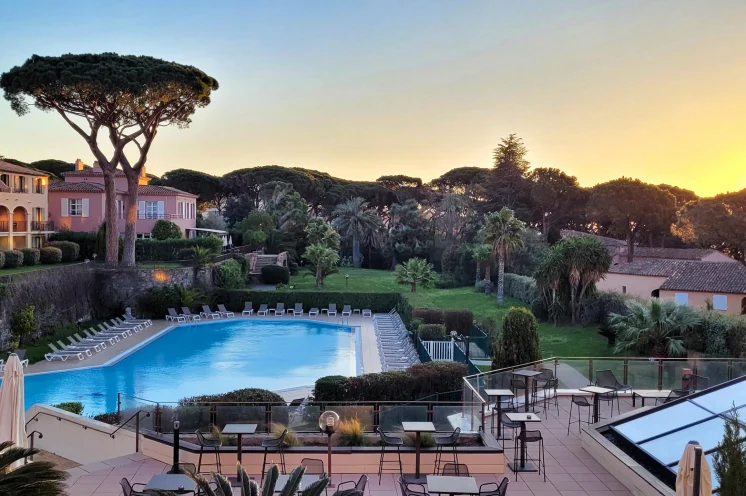 Unser gemütliches Quartier im Startort Sainte-Maxime ist das Hotel Les Jardins de Sainte-Maxime
