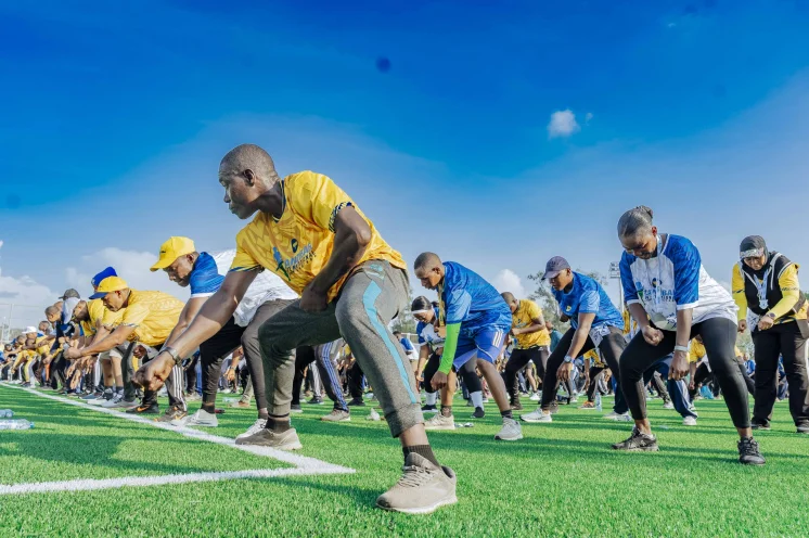 Intensive Erwärmung vor dem 1. Start um 06 Uhr