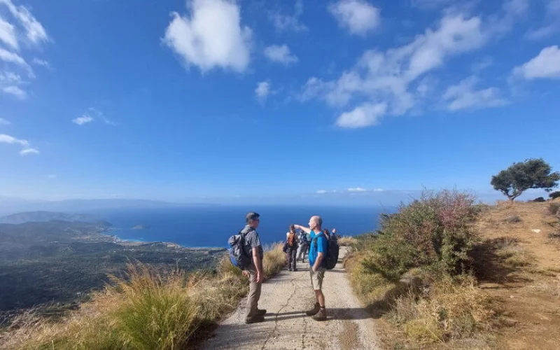 Panoramawanderung über die Dörfer Mirsini und Mesa Mouliana