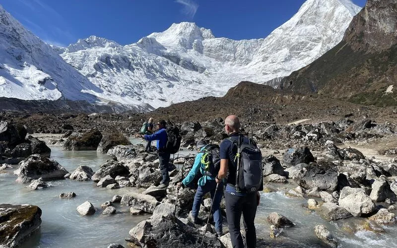 Trekking nach Samagaon (3.650 m) und Aklimatisation-Tour auf 4.150 m