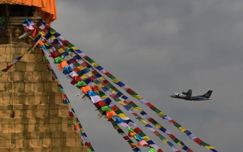 Transfer zum Flughafen und Rückflug von Kathmandu