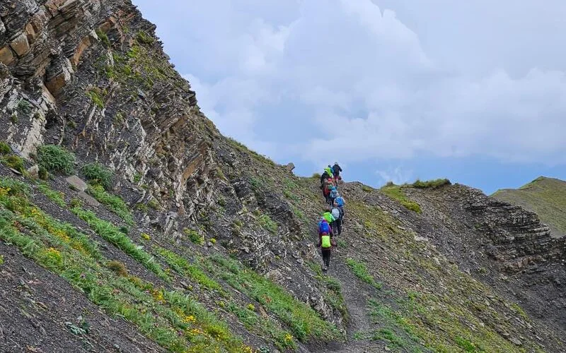 Trekking von Roschka nach Guli