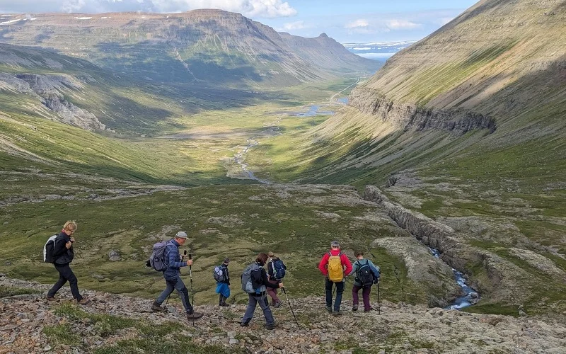 Talkessel-Wanderung im Fjordsystem Ísafjarðardjúp