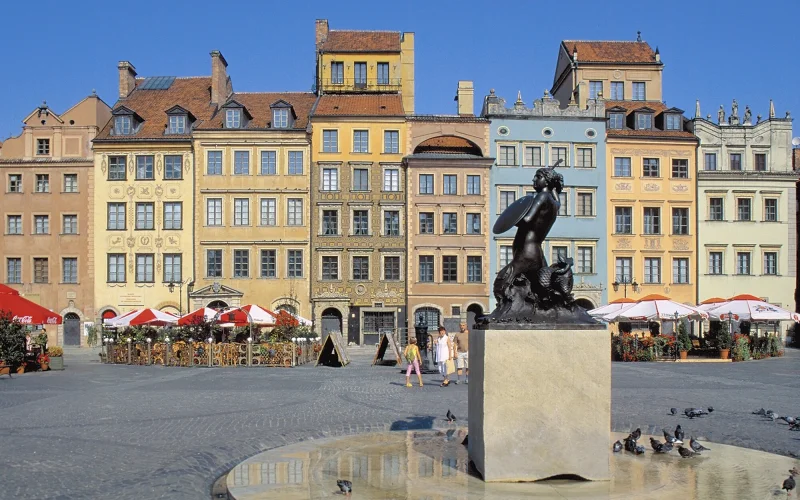 Anreise in die polnische Hauptstadt Warschau