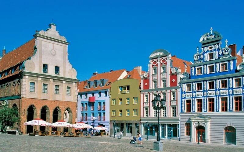 Ankunft in Stettin