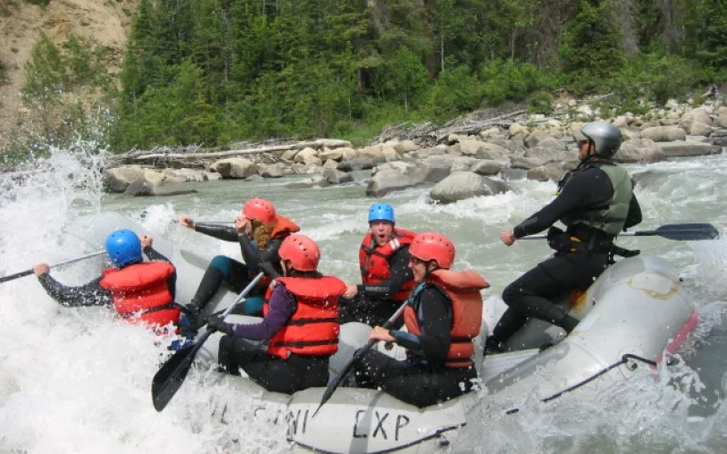 Wildwasser-Rafting auf dem Tatshenshini River