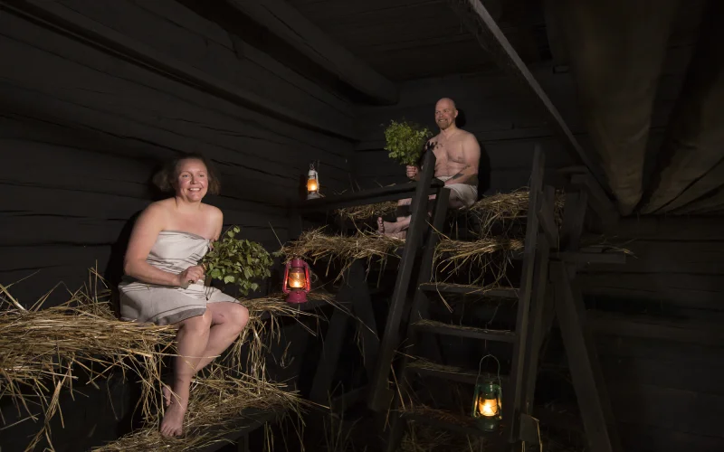 Wandern und radeln am Pielinen-See, abends Rauchsauna und Räucherlachs