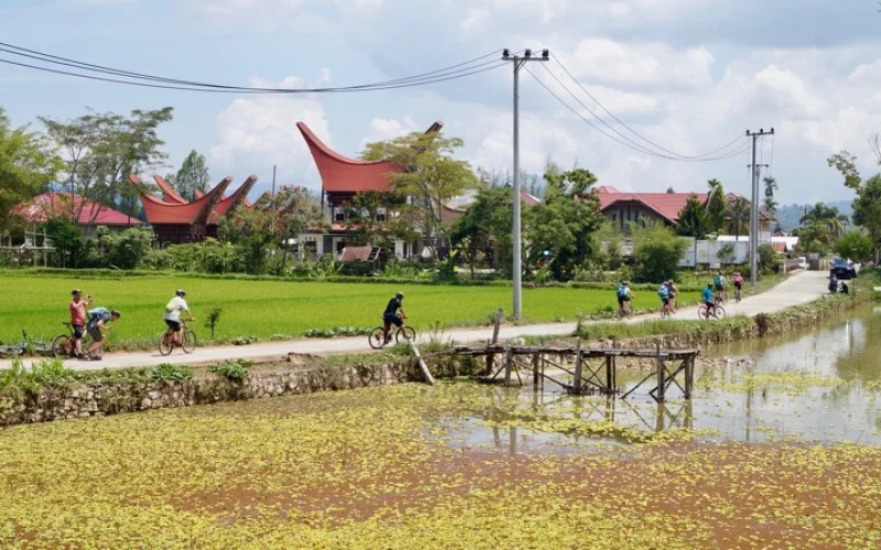 Fahrradtour durch die Dörfer und Hügel der Toraja