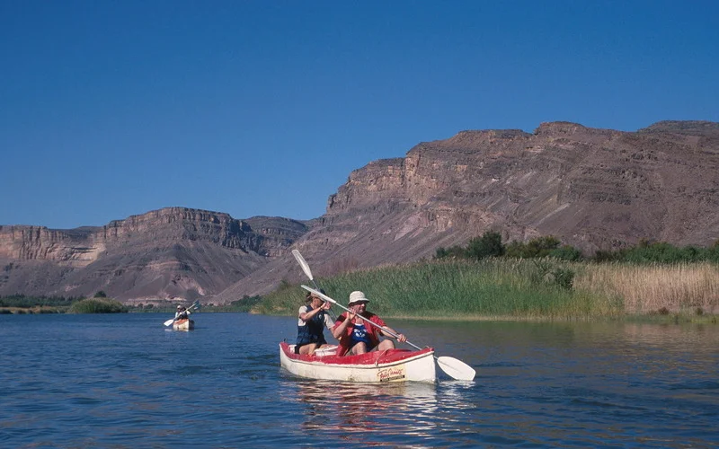 Weiterfahrt zum Orange River, dem Grenzfluss zu Südafrika