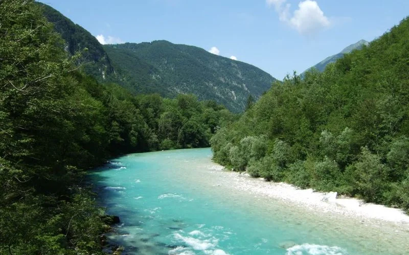 Wanderung an der wilden Soča 