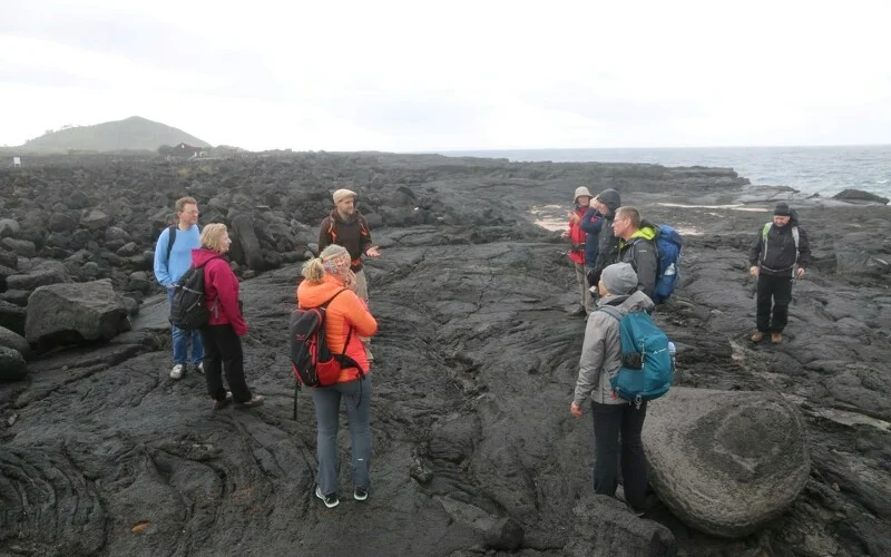 Zu Fuß am längsten historischen Lavastrom der Insel