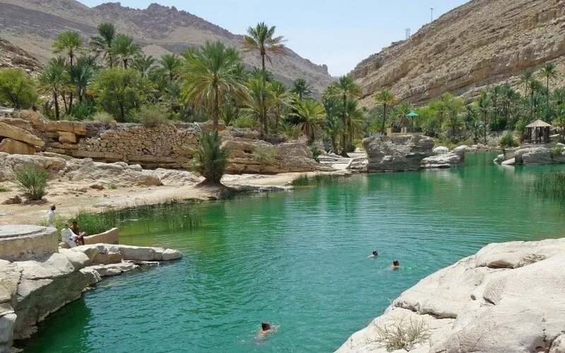 Im geheimen Teil des Wadi Bani Khalid