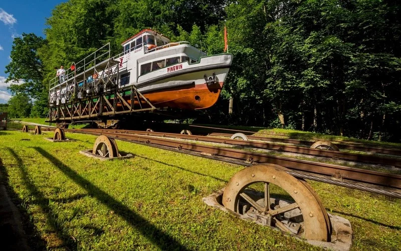 Kopernikus, Frombork und Oberlandkanal per Rad und per Schiff