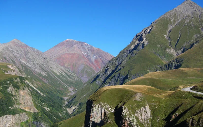 Fahrt nach Betscho in Swanetien