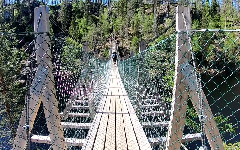 Canyon-See: Wanderung und Paddeltour