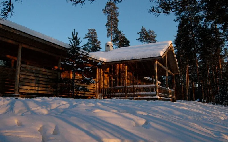 Anreise nach Kuopio und Fahrt zur Huskyfarm