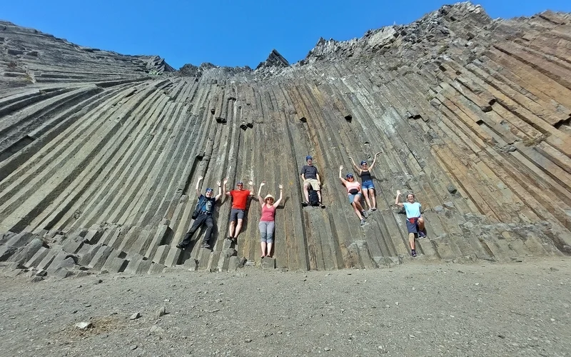Wanderung zu den schönsten Basaltsäulen Portugals