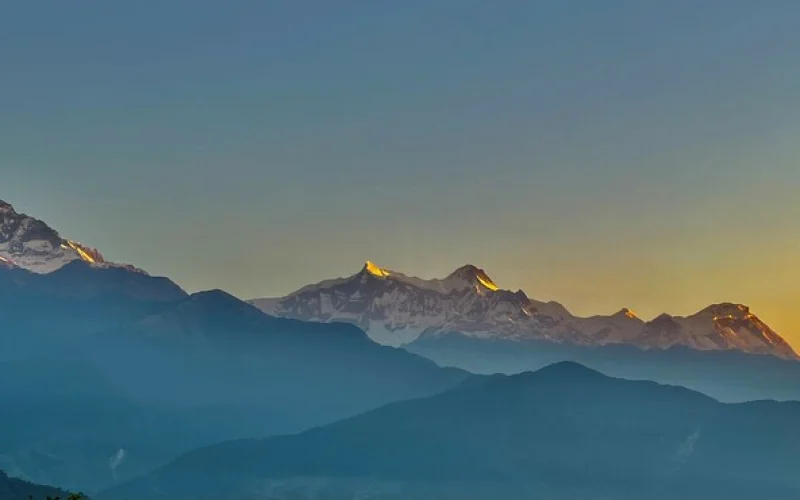 Aufstieg vor Sonnenaufgang zum Aussichtsberg Poon Hill (3.193 m)