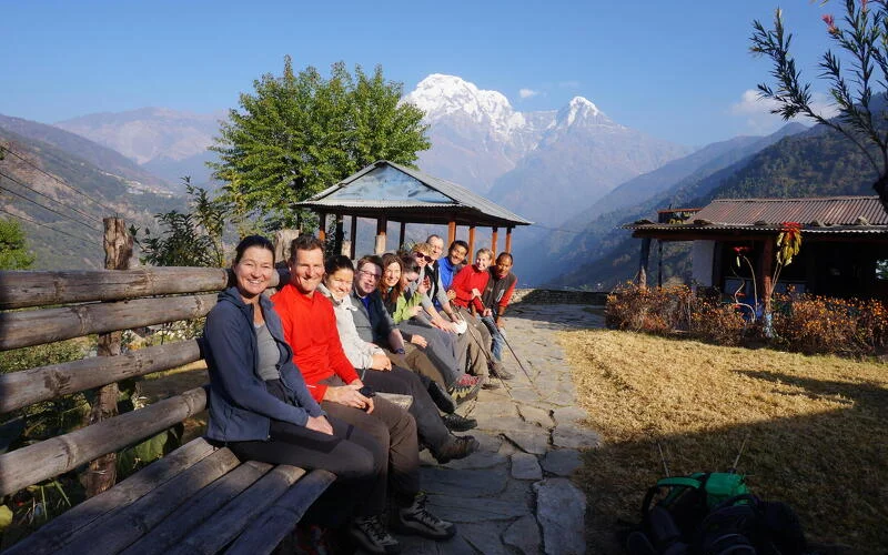 Trekking via Panoramapfade und Gurung-Dörfer bis Dhampus (1.650 m)