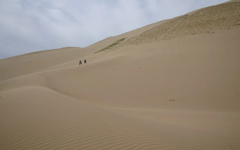 Wüstentrekking entlang der Sanddünenkette von Khongoryn Els 