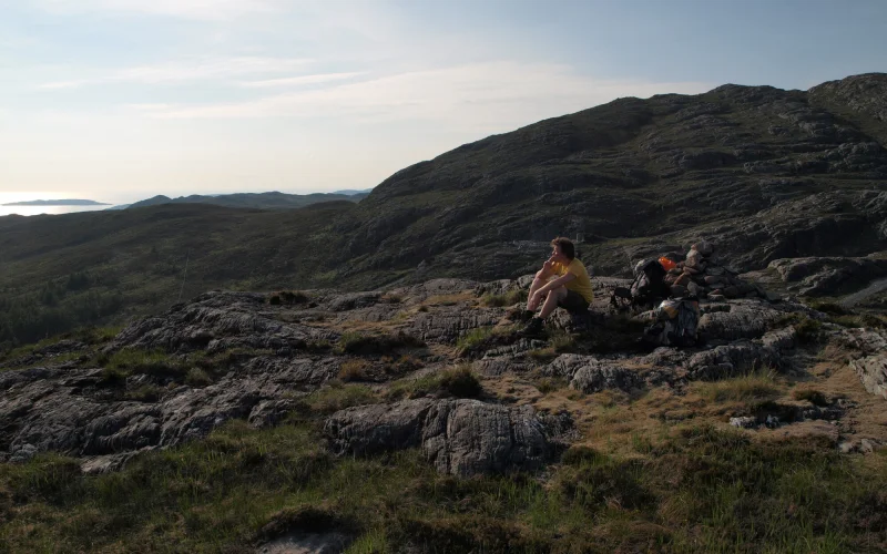 Wanderung in den Bergen um Gairloch