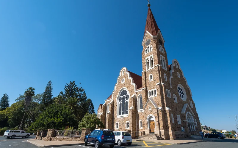 Fahrt über Okahandja nach Windhoek, Namibias Hauptstadt