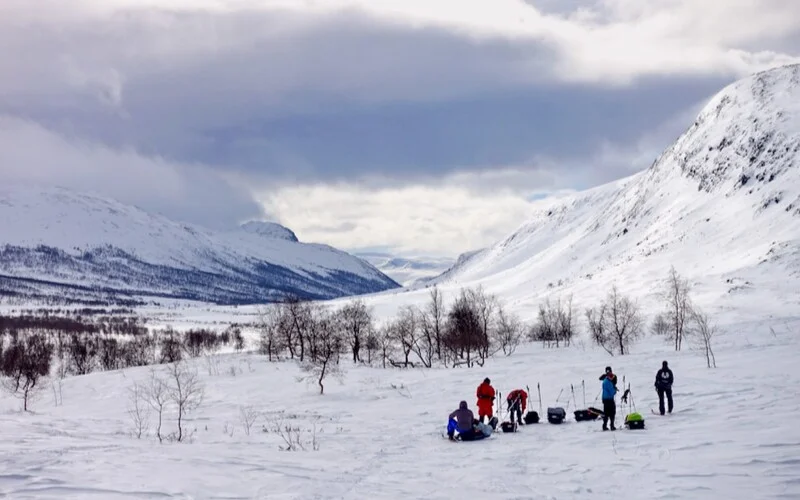 Letzte Ski-Etappe und weiter nach Jokkmokk