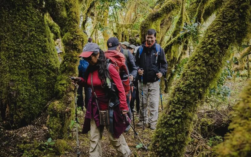 Start des viertägigen Salkantay Treks nach Machu Picchu